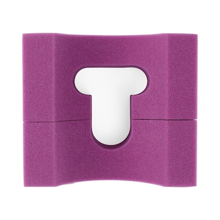 Medline Adult Disposable Foam Head Positioner, Compressed Packaging, 4.5in High with 9in x 8in Base, 24PK NON081144