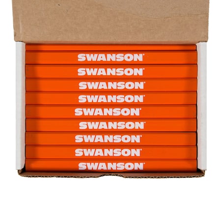 Swanson Tool Carpenter Pencils Bulk (72 Pencils, Boxed) PK CP700B