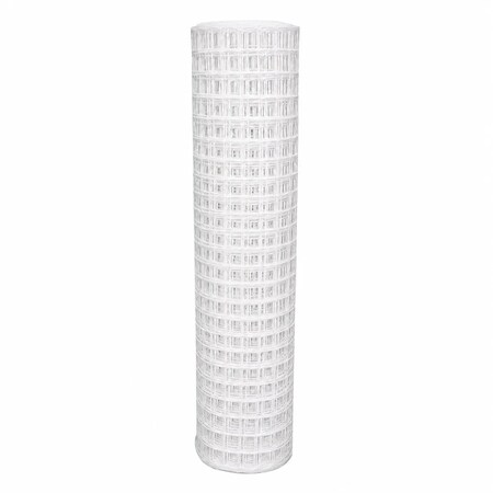 Better Barriers Square Mesh Fence, 4 ft. x 50 ft., Wht SLM404850-W