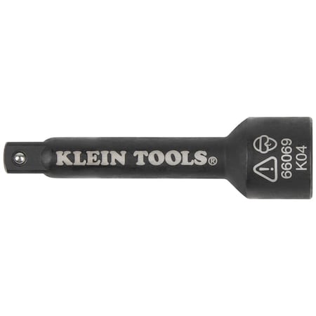 Klein Tools Socket Adapter, 1/2 to 3/8, Flip Quad 66069
