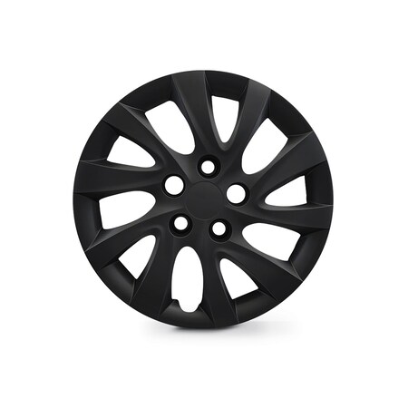 Altertrim 14 in Univ Hubcaps for steel whls, Snap-On, (Blk Matte), 4PK CHB-5019-BP-14