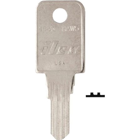 Ilco 1683 Haworth File Cabinet Key, 10PK IAL00000942
