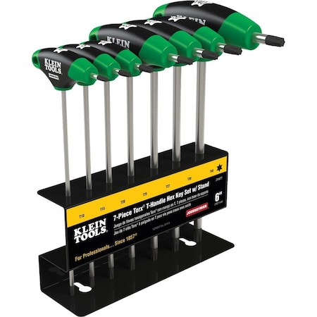 Klein Tools 7 Piece T-Shape Torx? Key Set, JTH67T JTH67T
