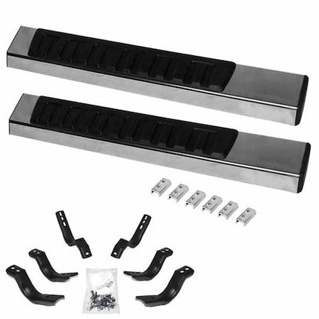 Repl. For Ford F-350 Super Duty With A Regular Cab Year 2024 Polished Stainless Steel Side Ste