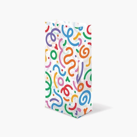 Nashville Wraps Celebration Squiggles Cello Bag, 3 .5x2x7.5, 100PK C1BCSQ