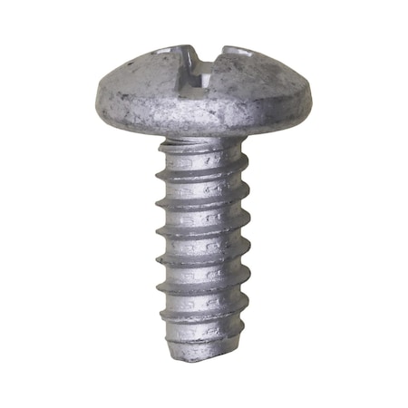 Auveco Duo-Drive Truss Head License Plate Screw 14mm Head Diameter, 50PK 19777