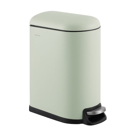 Happimess Roland Mini 2.6-Gallon Step-Open Trash Can, Pistachio Gelato HPM1009E