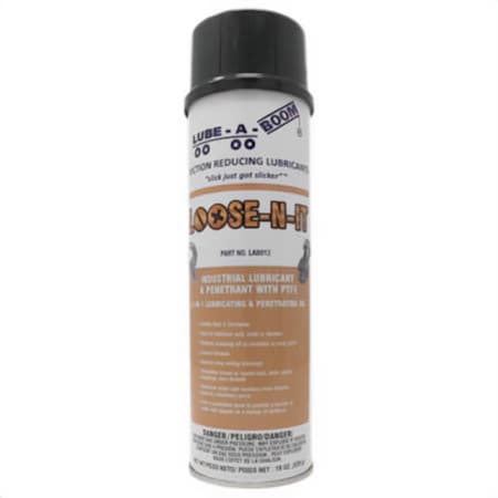 Lube-A-Boom 4-in-1 Industrial Lubricant Aerosol, 19 oz LAB012