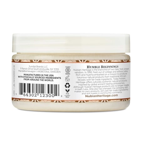 Nubian Heritage Infused Raw Shea Butter, 4 Ounce, 12PK 67612750