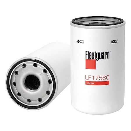 Fleetguard Oil Filter Cellulose SpinOn,  LF17580