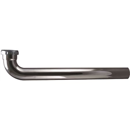 Keeney Mfg 1-1/2 in. x 15 in. 22-Gauge Brass Waste Arm with Slip Joint in Chrome 2521SN