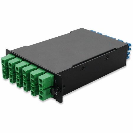 Add-On 4-BAY CASSETTE 24-FIBER 12 DUPLEX CS IN, 12 ALC DUPLEX OUT, SINGLE-MODE DU ADD-4BAYC12CSD12ALCDS2