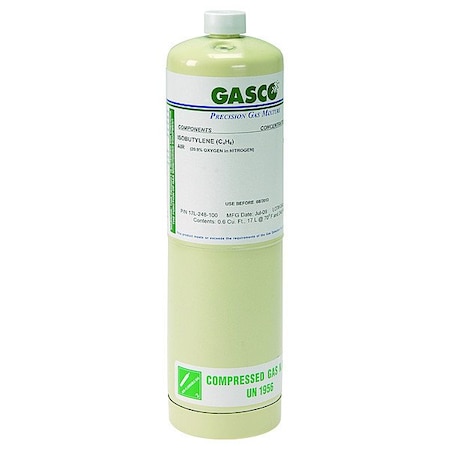 Calgaz Calibration Gas, Cylinder, 17 L, Methane ME CPP17
