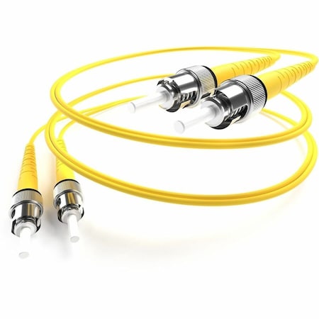 Unc Group Fiber Optic Patch Cable, St-St, 9 125 Singlemode Duplex, Yellow, 10M FJ9STST-10M