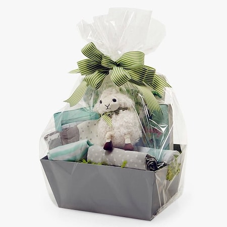 Nashville Wraps Clear Cello Basket Bags, X-Large 25x30, 50PK C2530BC