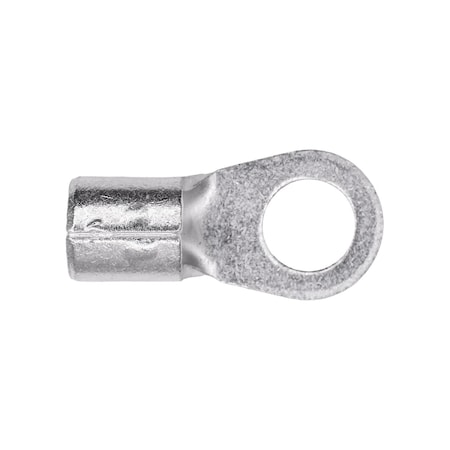 Auveco 4 Gauge 3/8in Stud Ring Terminalnon-Insul, 10PK 15168