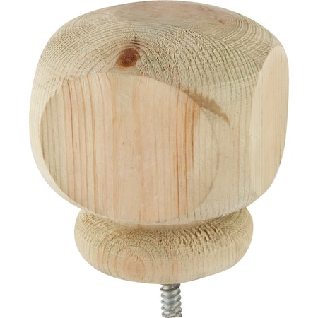 Prowood 3-1/2'' x 3-1/2'' Treated Wood Screw-On Contemporary Post Cap 106093