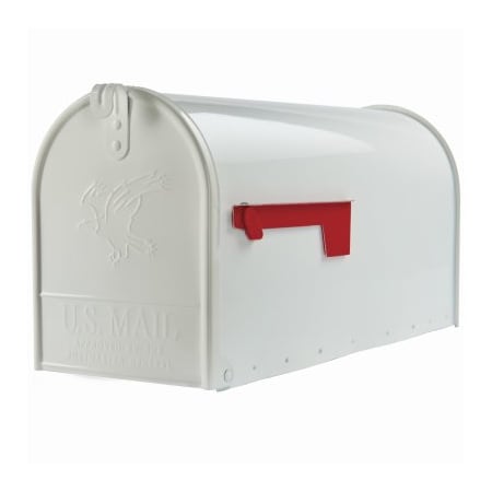 Solar Group WHT LG T2 Rural Mailbox E11600W00