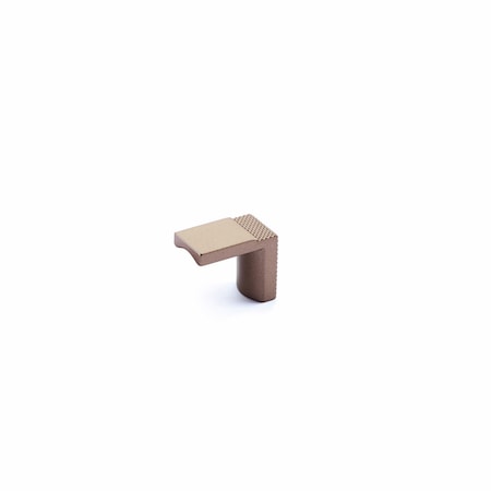 Schaub 1-1/8in Quadrato Cabinet Finger Pull Satin Bronze Finish 20014-SBZ