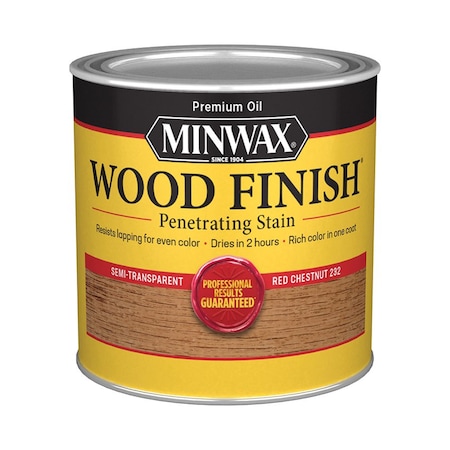 Minwax 1/2 Pt 22320 Red Chestnut Wood Finish Penetrating Oil-Based Wood Stain 18216