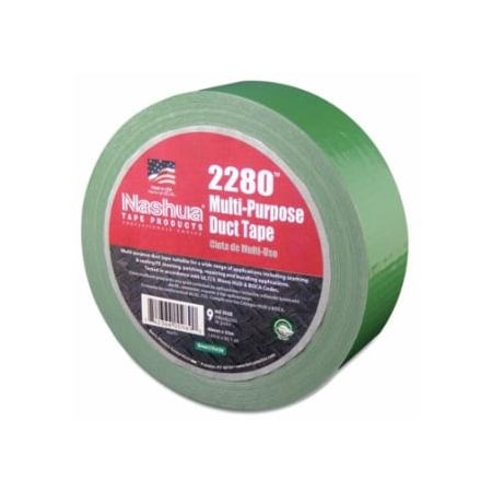 Nashua 2280 General Purpose Duct Tapes, Green, 55m x 48mm x 9 mil, 24PK 573-1087204