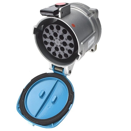 Meltric DN20c RECEPTACLE METAL BLUE SIZE 5 IP 54/55 20P 15 A 50 V 60 Hz 17-64200