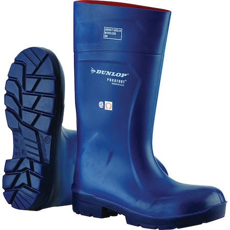 Dunlop Slip-Resistant, FoodPRO Purofort MultiGrip Safety Steel Toe Boots 5163155-13