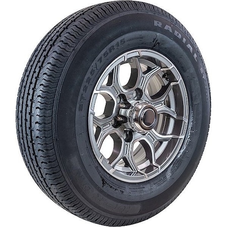 Hi-Run Radial ST Trailer Aluminum Wheel Assembl ASR1281