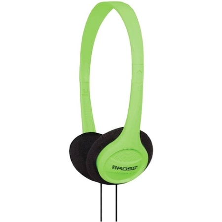 Koss KPH7G Portable On-Ear Headphone With Adjustable Headband - Green KPH7G