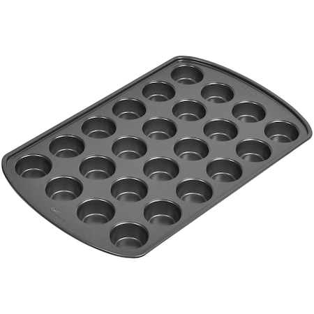 Wilton 10 1/2 in. W X 16 5/16 in. L Mini Muffin Pan Gray 191003008