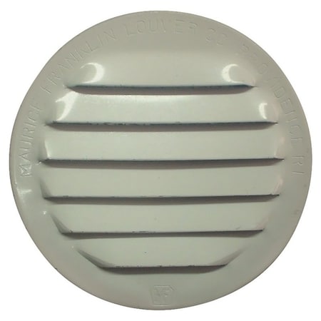 Maurice Franklin Screen Louver 2In Wht Rnd Alum RLW-100 2"