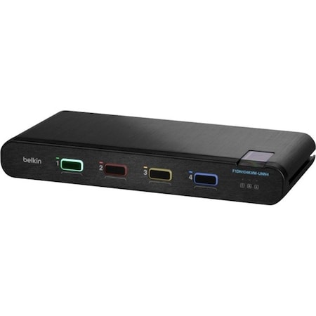 Belkin 4 Port Single Head DP HDMI F1DN104KVM-UNN4