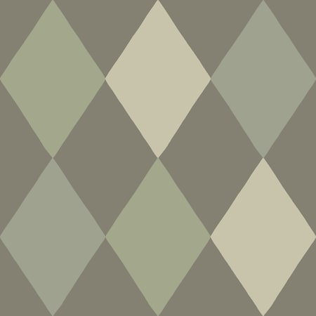 A-Street Prints Kalas Olive Diamond Wallpaper 4111-63028