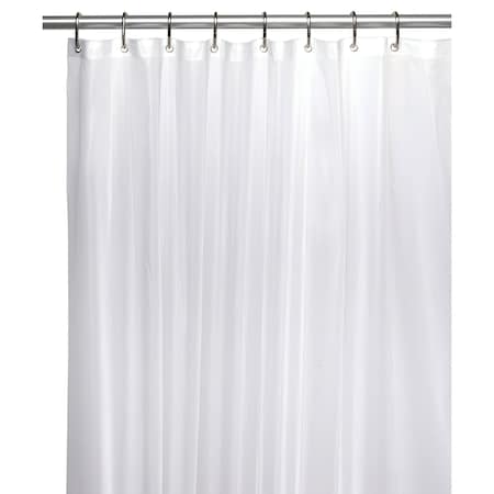 Homeroots 72" Clear Vinyl Shower Curtain Liner 548977
