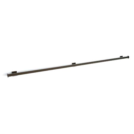 Quiet Glide 6' Bronze Ladder Rail Kit for Rolling Ladder System QG.4006-202.07