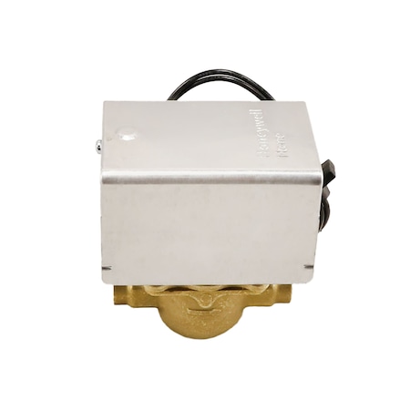 Resideo Zone Valve 120Vac 1/2'' Sweat Normally Open Spring Return to Open 3.5Cv No Manual Opener 18'' Leads V4043B1018