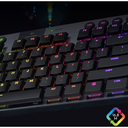 Logitech G915 TKL TENKEYLESS LIGHTSPEED WIRELESS RGB MECHANICAL GAMING KEYBOARD 920-009495