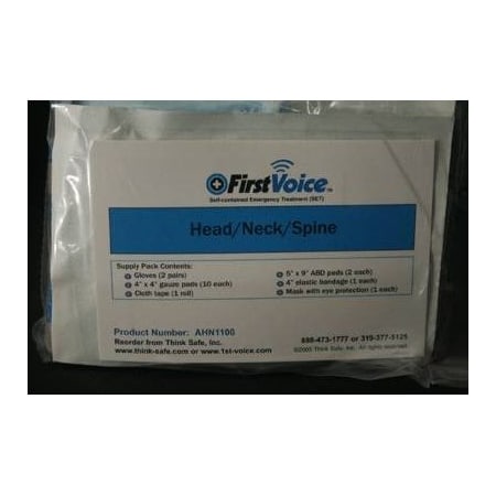 First Voice Head/Neck/Spine Replacement Pack AHN1100