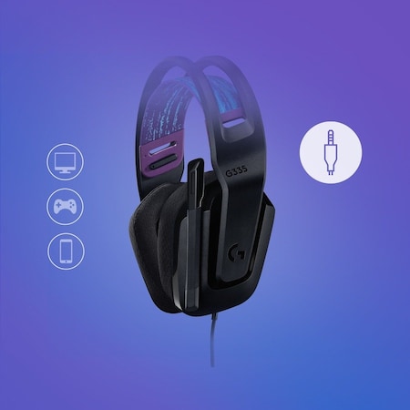 Logitech G335 Wired Gaming Headset BLK 981000977