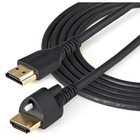 Startech.Com 2M6FT HDMI CABLE WITH LOCKING SCREW 4K HDMM2MLS