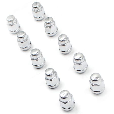 Coyote Wheel Accessories LUG NUTS 12 Millimeter x 125 Thread Size 60 Degree Conical Bulge Acorn 138 Inch Overall Length 56KX44