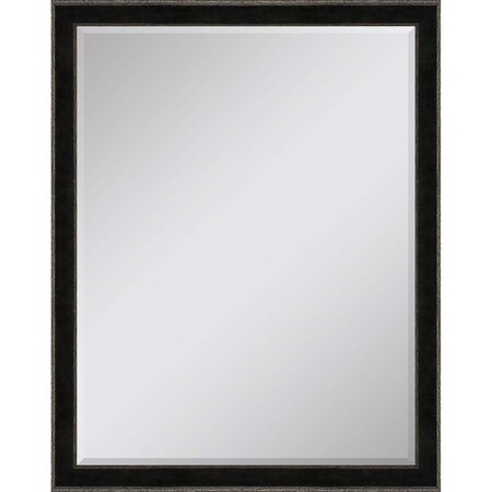 Homeroots 44" Dark Brown Wood Accent Mirror 632775