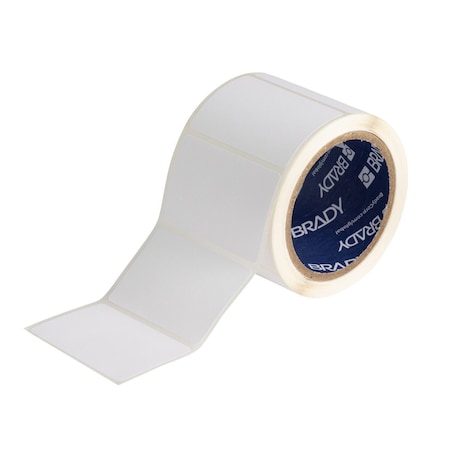 Brady Pre-Cut Label Stock Roll, White, Matte J40-19-2550