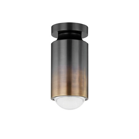 Hudson Valley Lighting Whately 1 Light Flush Mount 4.75 In. Gradient Brass 3405-GB