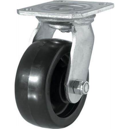 Richelieu 5 in. Polypropylene Wheel Swivel Plate Caster 213138