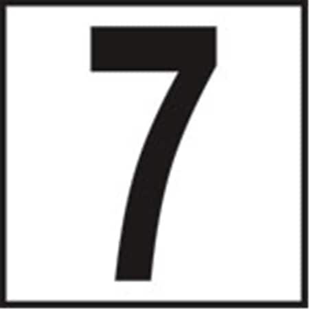 Inlays Inlays  6 in. Smooth Ceramic Tile- Number 7 CC611070