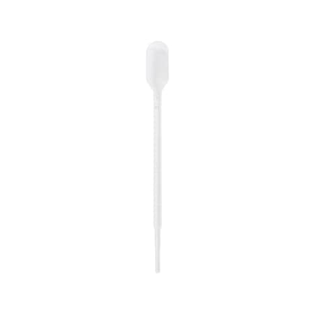 United Scientific Transfer Pipette, 3.0 mL, Graduated to 1 mL, LDPE, 500PK UNTP02