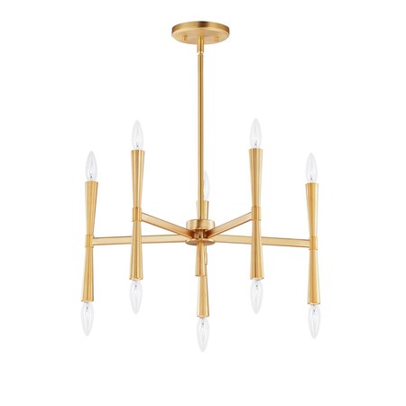 Maxim Rome 10-Light Chandelier 24625SBR