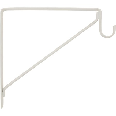 National Hardware White Heavy Duty Shelf/Rod Bracket Bulk N224-428