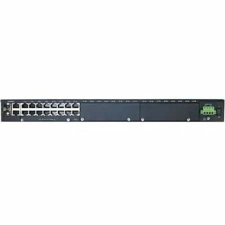 Perle IOLAN SCG18 S-LAD Console Server: 16 x software selectable RS232/422/485 RJ45 interfaces, 2 04035330